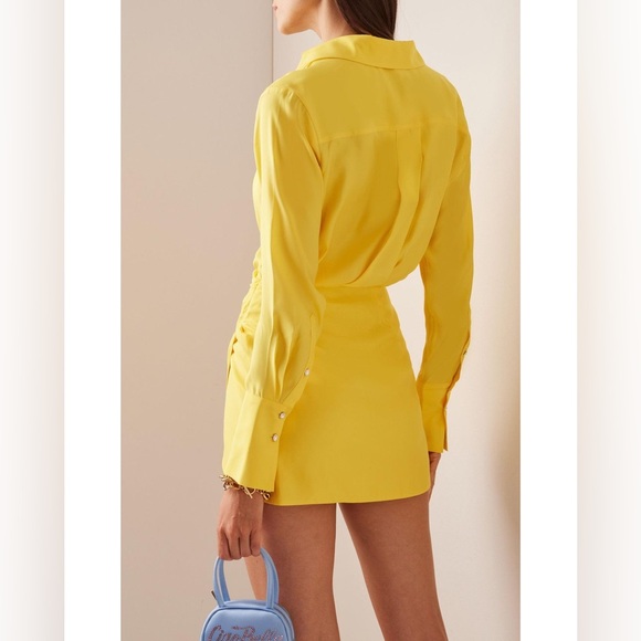 Acler Elegant Yellow Wrap Dress - Picture 9 of 9